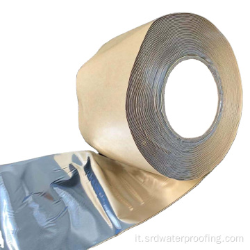 Nastro adesivo in gomma in alluminio